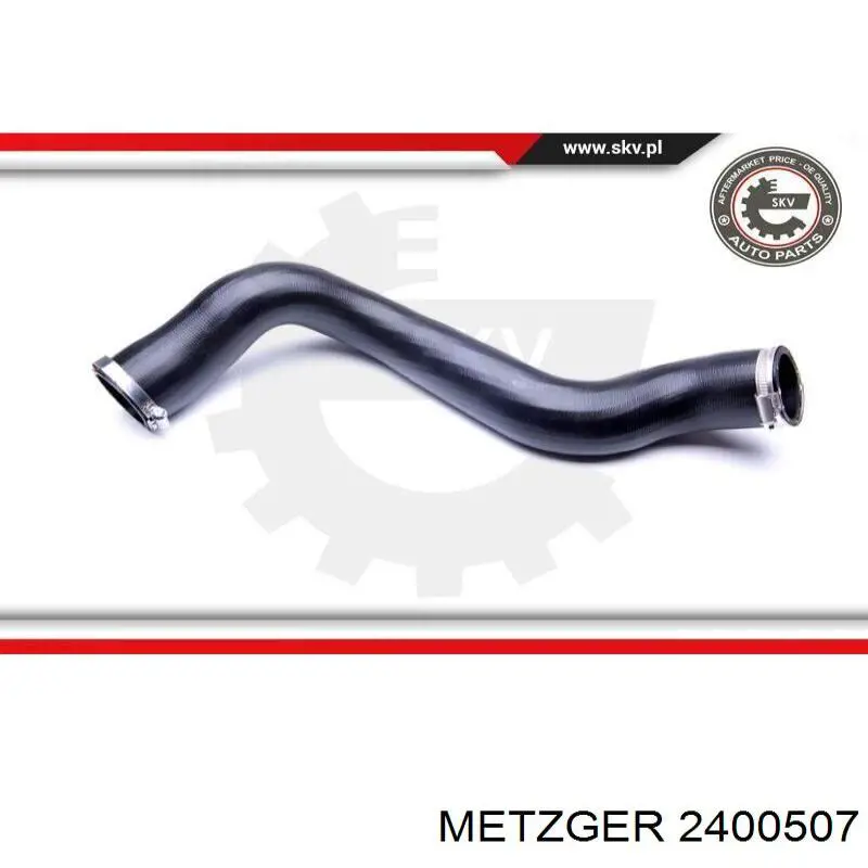 2400507 Metzger Mangueira (cano derivado) de intercooler