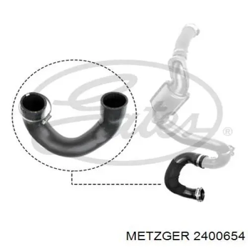 Mangueira (cano derivado) de intercooler Denckermann F100042 preço, a partir de 51,34 USD