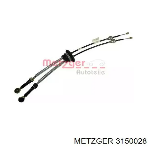 Compre 1637136380 Peugeot/Citroen Cabo de mudança duplo