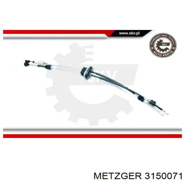 1401176480 Fiat/Alfa/Lancia Cabo de mudança duplo