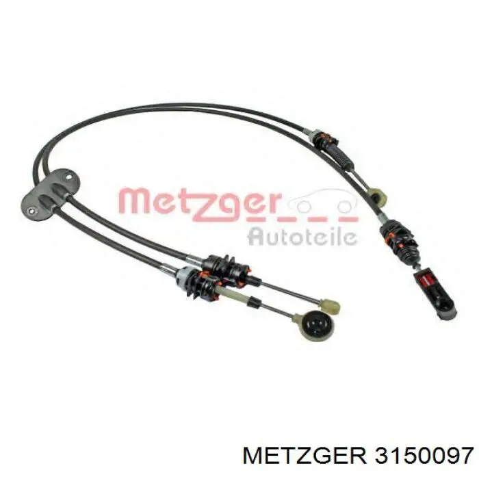 Compre 1608285380 Peugeot/Citroen Cabo de mudança (de seleção de velocidade)