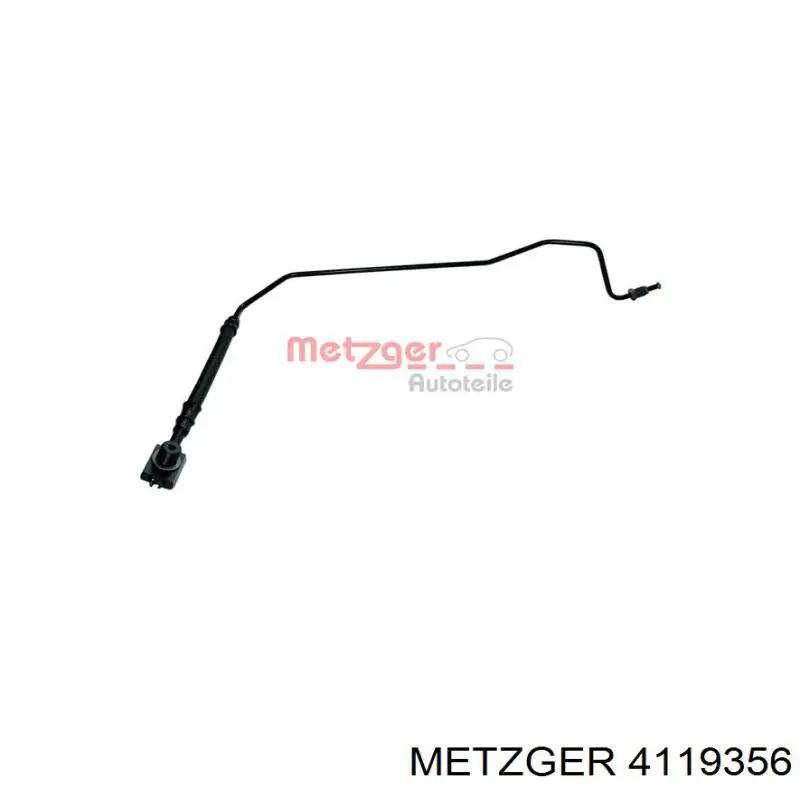 Mangueira do freio traseira esquerda Metzger 4119356 preço, a partir de 37,26 USD