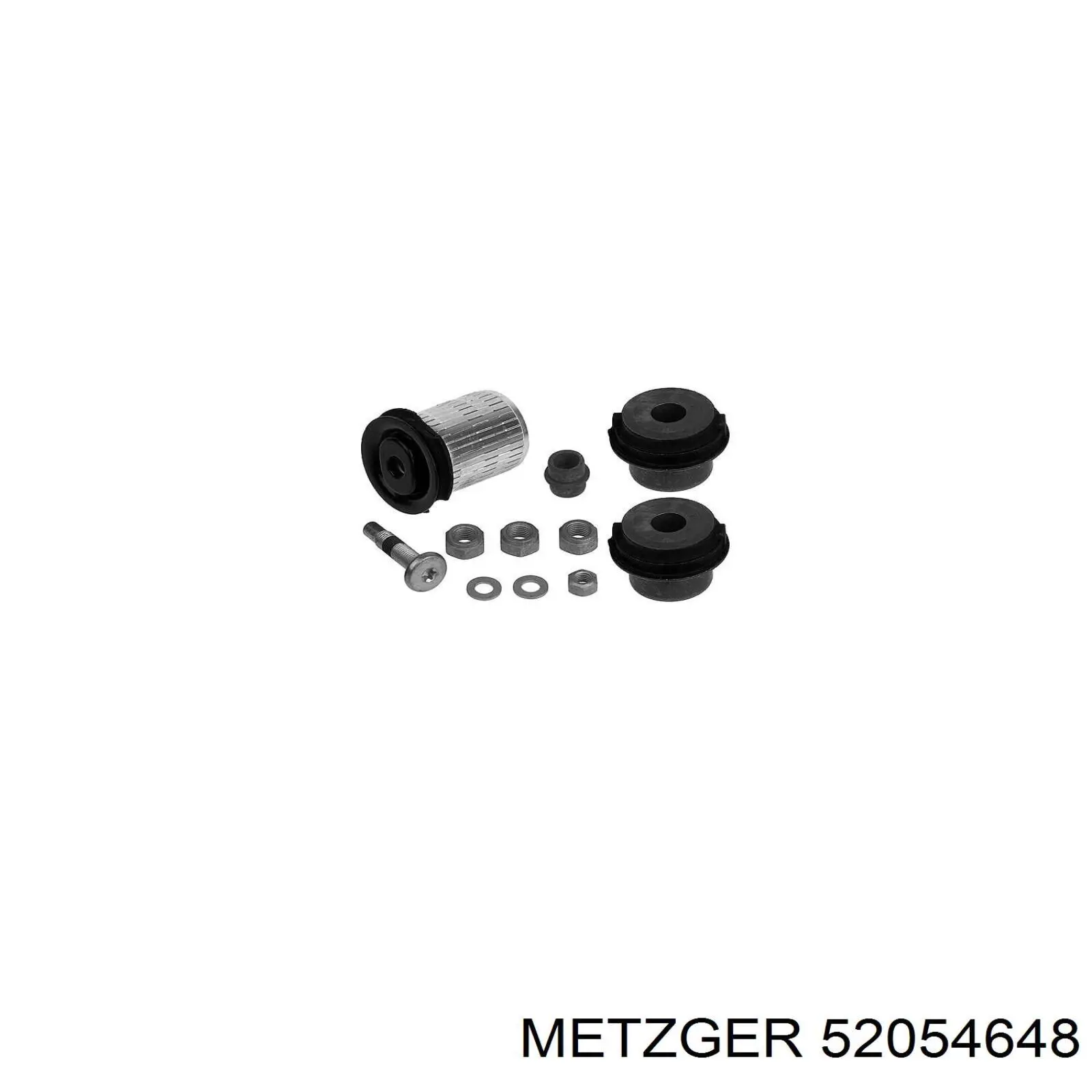 Compre 52054648 Metzger Bloco silencioso dianteiro do braço oscilante inferior