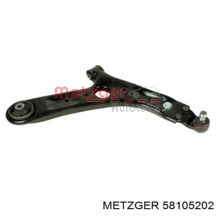 54501B2000 Hyundai/Kia Braço oscilante inferior direito de suspensão dianteira