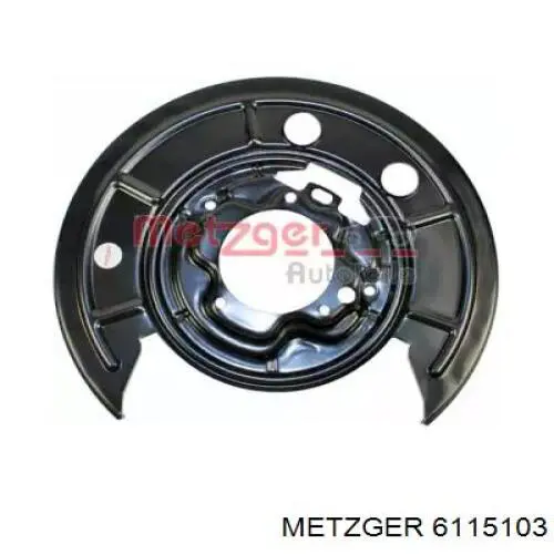 77364017 Fiat/Alfa/Lancia Proteção esquerda do freio de disco traseiro