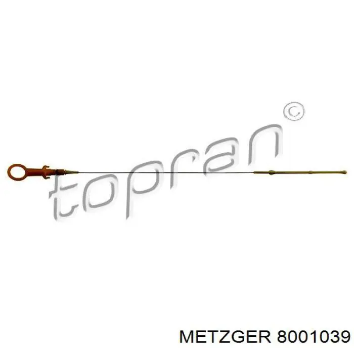 Sonda (indicador) do nível de óleo no motor 82647 3RG