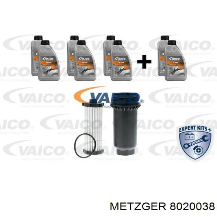 Filtro da Caixa Automática de Mudança Metzger 8020038 preço, a partir de 26,42 USD