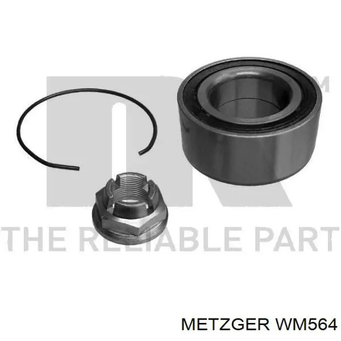 Rolamento de cubo dianteiro Metzger WM564 preço, a partir de 35,12 USD