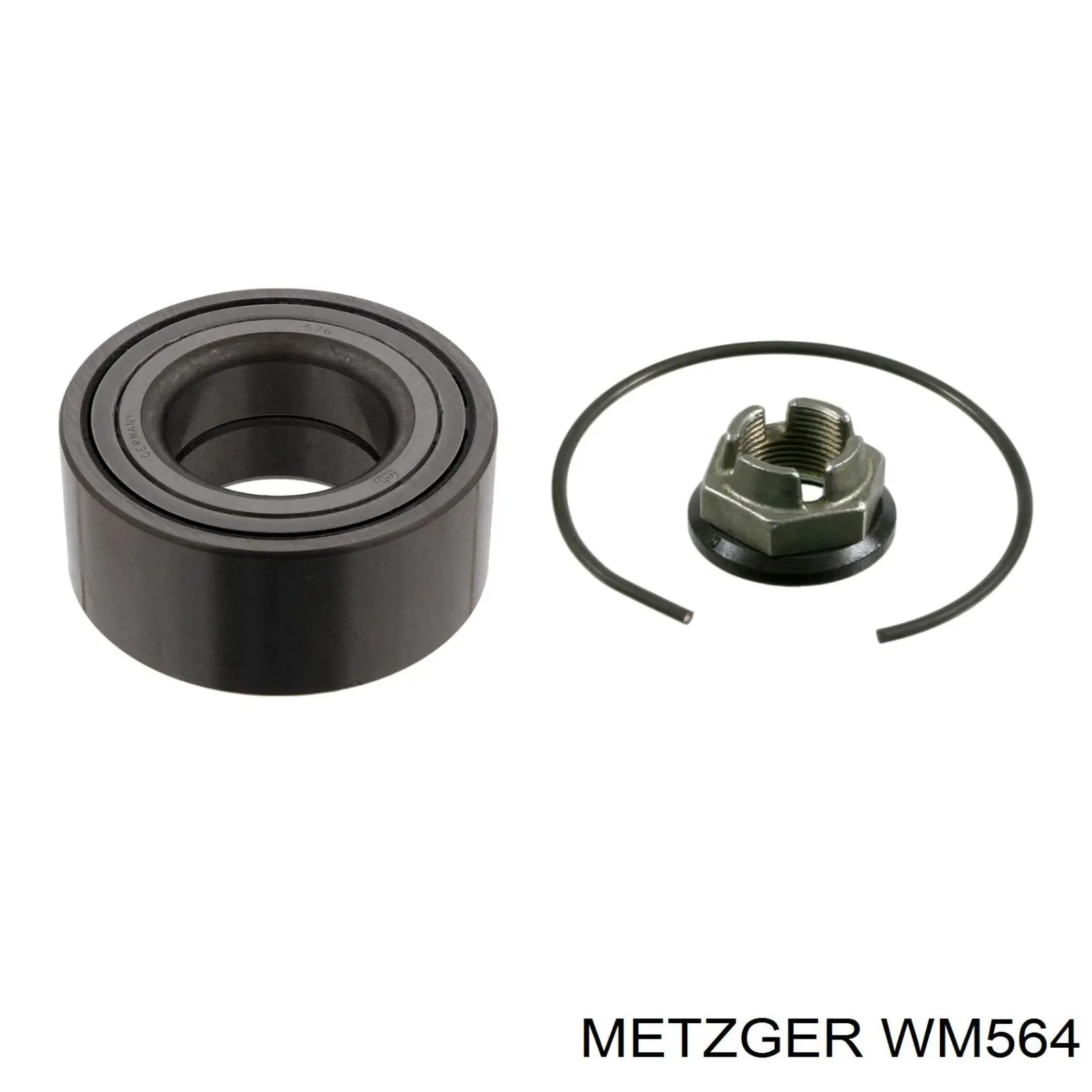 Compre WM564 Metzger Rolamento de cubo dianteiro