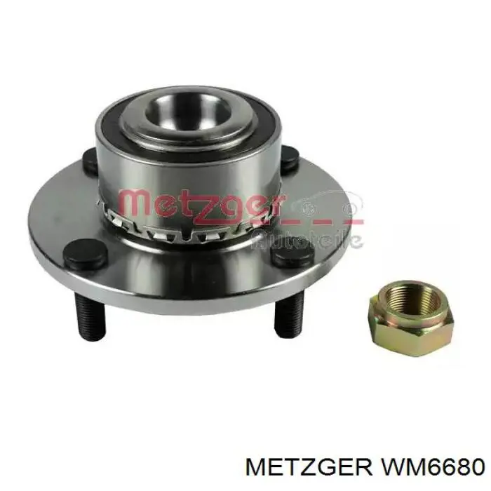 Cubo dianteiro Metzger WM6680 preço, a partir de 68,55 USD