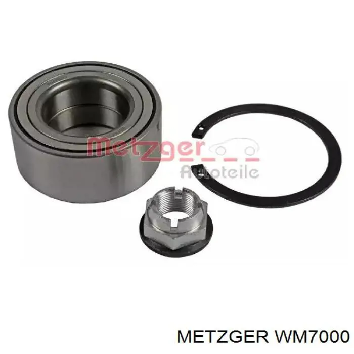 WM7000 Metzger Rolamento de cubo traseiro