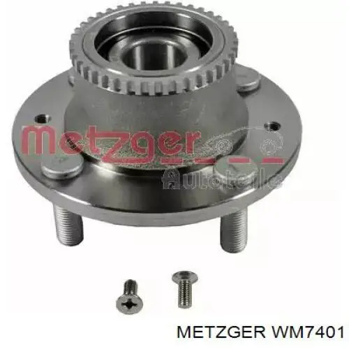 WM7401 Metzger Cubo traseiro