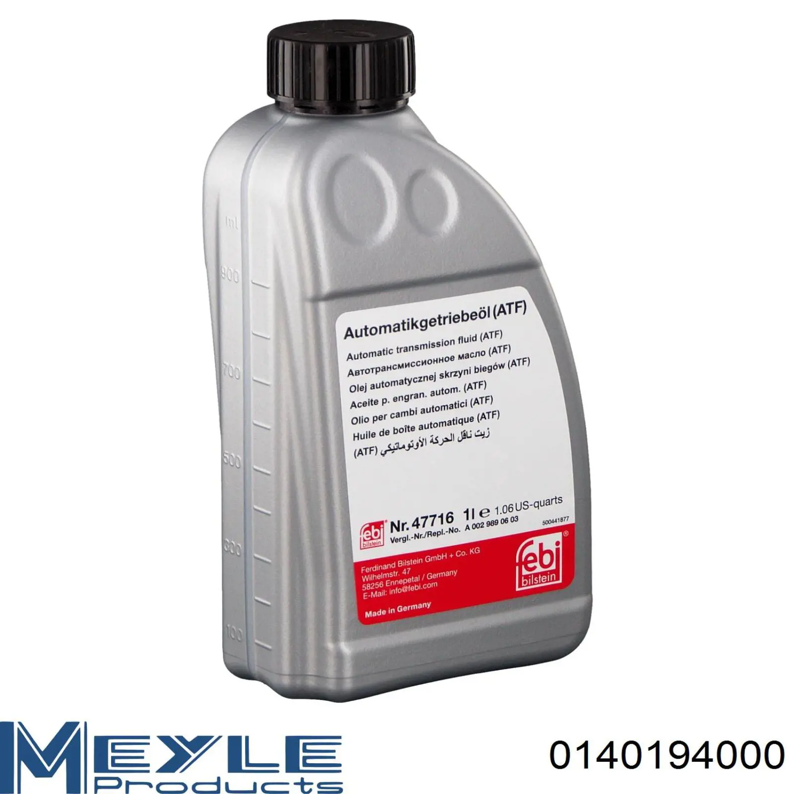 Óleo de transmissão ZF Parts 5961308374 preço, a partir de 32,68 USD