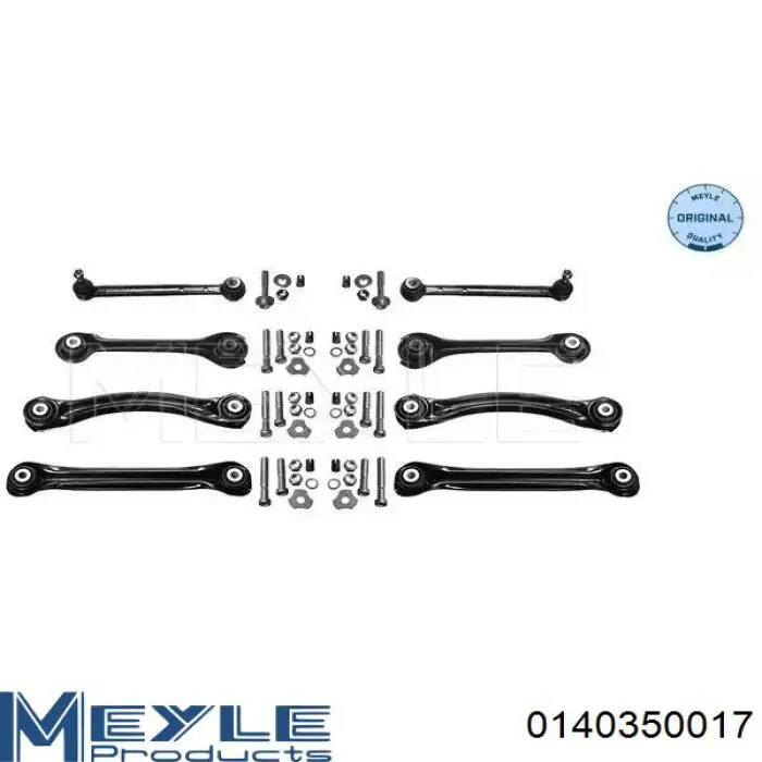 Kit de braços oscilantes de suspensão traseira Meyle 0140350017 preço, a partir de 195,33 USD