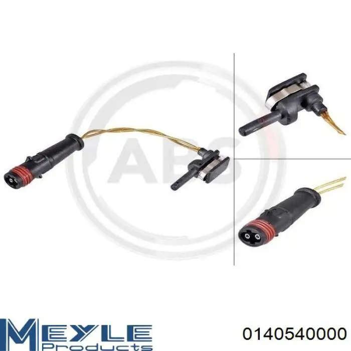 Compre 0140540000 Meyle Sensor traseiro de desgaste das sapatas do freio