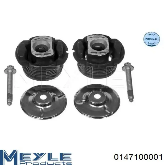 Bloco silencioso de viga traseira (de plataforma veicular) Meyle 0147100001 preço, a partir de 103,74 USD