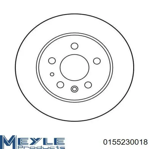 Compre 0155230018 Meyle Disco do freio traseiro
