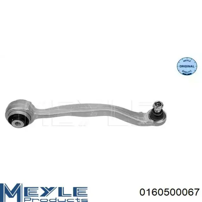 Braço oscilante inferior direito de suspensão dianteira 160500067 Meyle