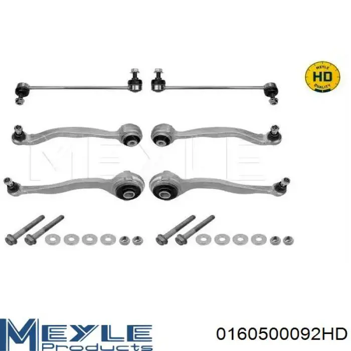 0160500092HD Meyle Kit de braços oscilantes de suspensão dianteira