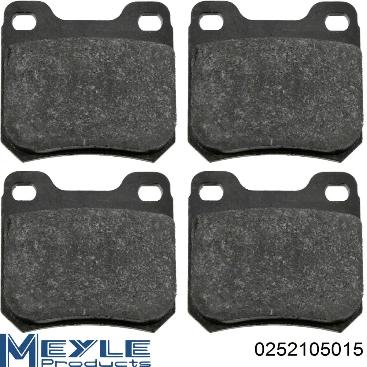 Compre 0252105015 Meyle Sapatas do freio traseiras de disco