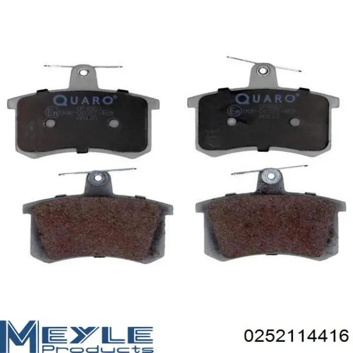Compre 0252114416 Meyle Sapatas do freio traseiras de disco