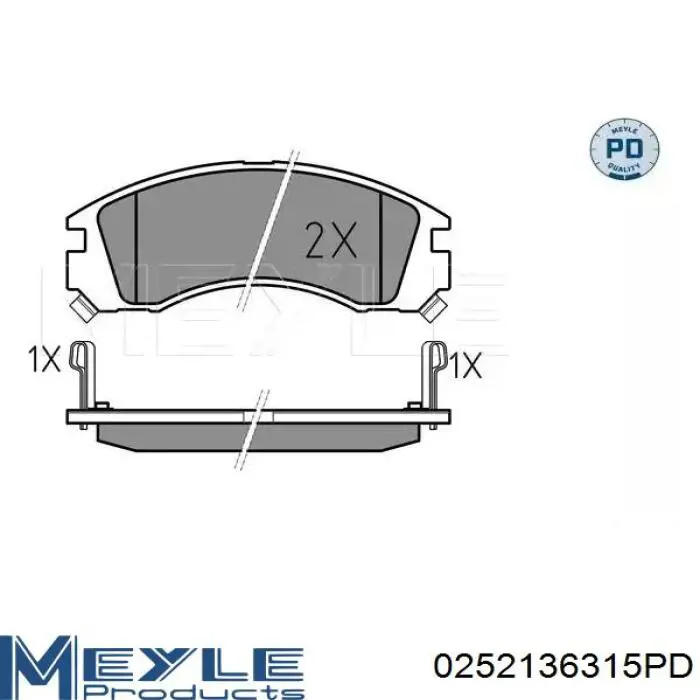 Compre MZ690019 Mitsubishi Sapatas do freio dianteiras de disco