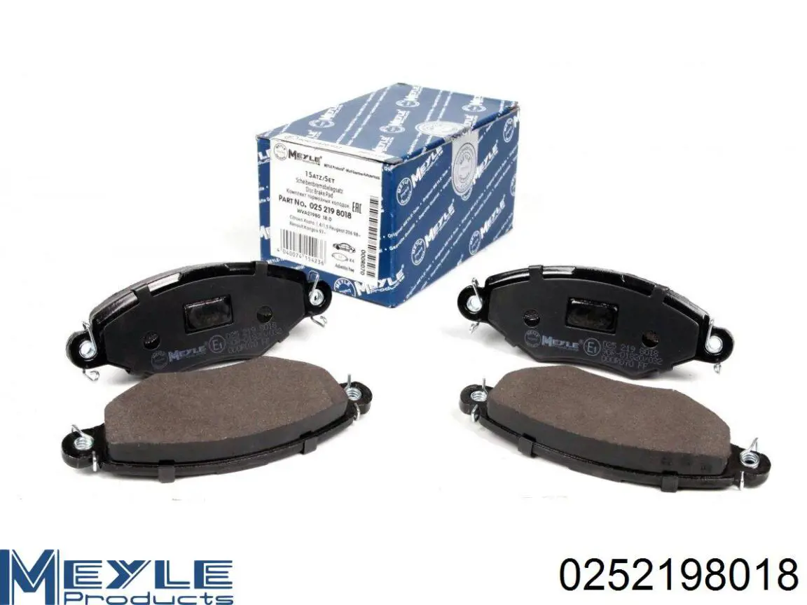 Compre 0252198018 Meyle Sapatas do freio dianteiras de disco