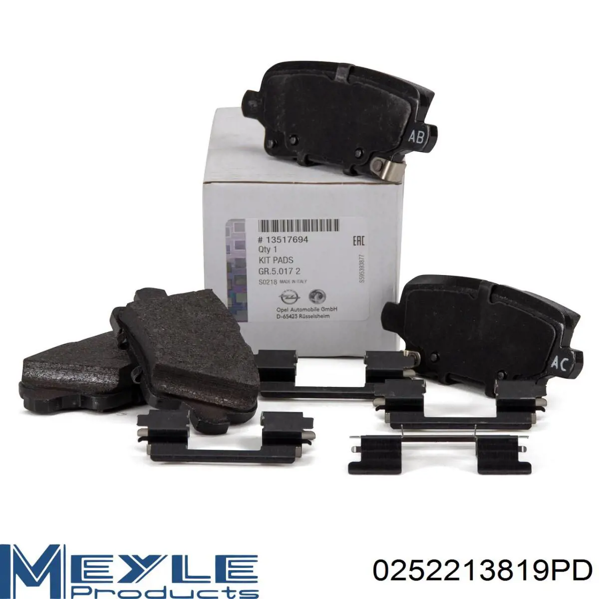 Compre 23303281 General Motors Sapatas do freio dianteiras de disco