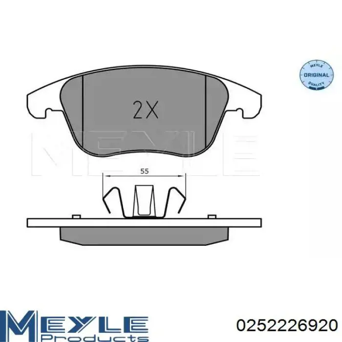 2289501 Ford Sapatas do freio dianteiras de disco
