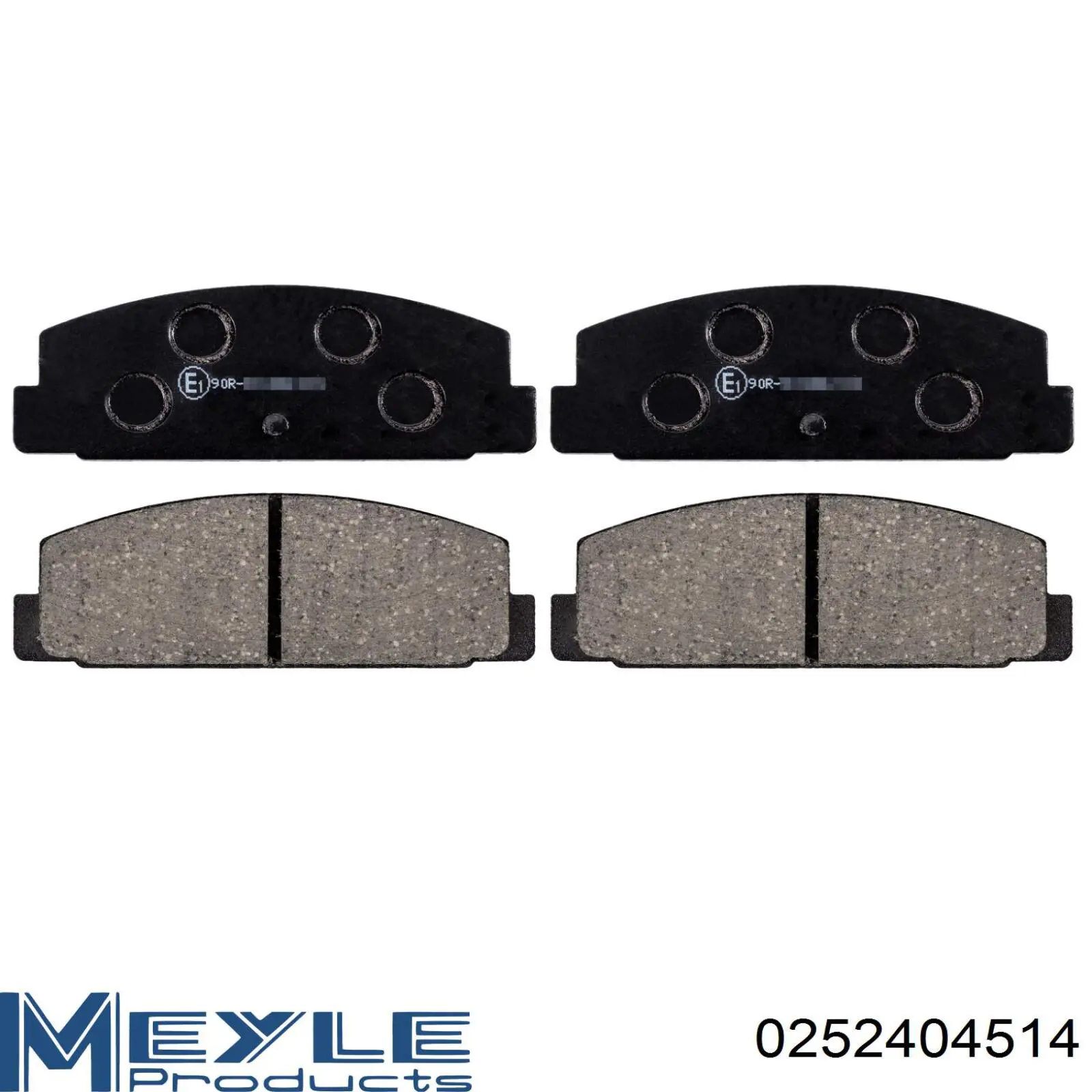 Compre 0252404514 Meyle Sapatas do freio traseiras de disco