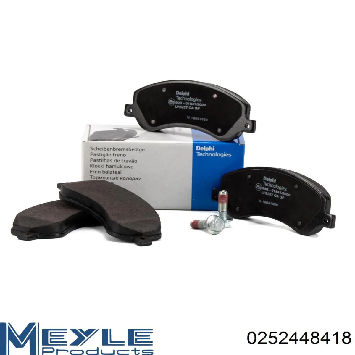 Compre 0252448418 Meyle Sapatas do freio dianteiras de disco