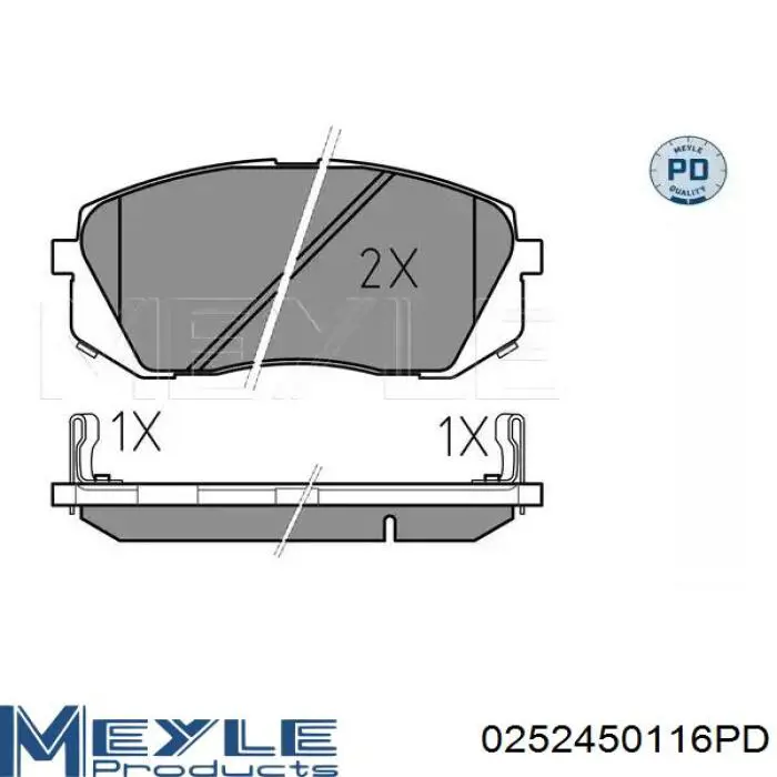 Compre 58101R2A10 Hyundai/Kia Sapatas do freio dianteiras de disco
