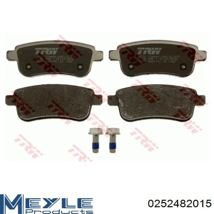 Compre 0252482015 Meyle Sapatas do freio traseiras de disco