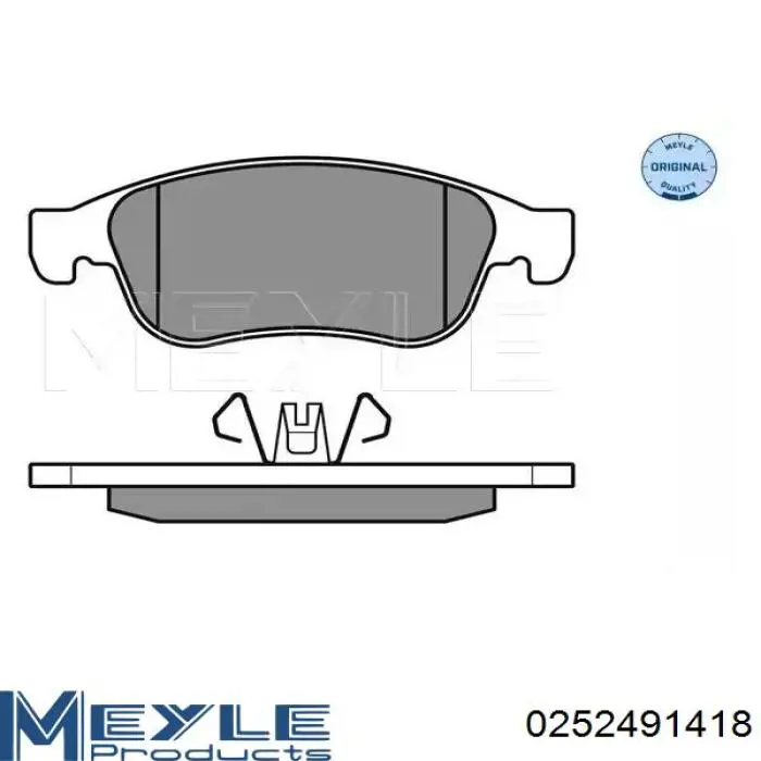 Compre 0252491418 Meyle Sapatas do freio dianteiras de disco
