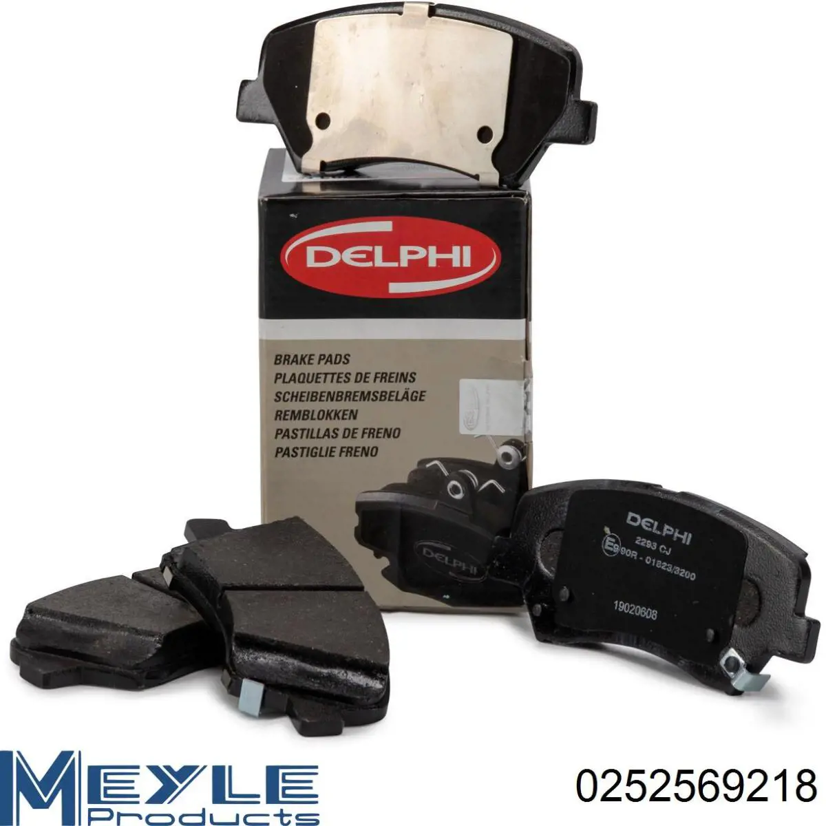 Compre 0252569218 Meyle Sapatas do freio dianteiras de disco