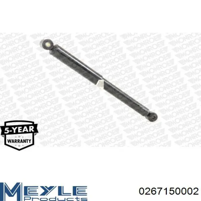 Amortecedor traseiro Meyle 0267150002 preço, a partir de 48,48 USD