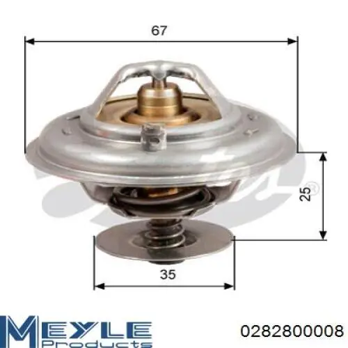 Compre 0282800008 Meyle Termostato