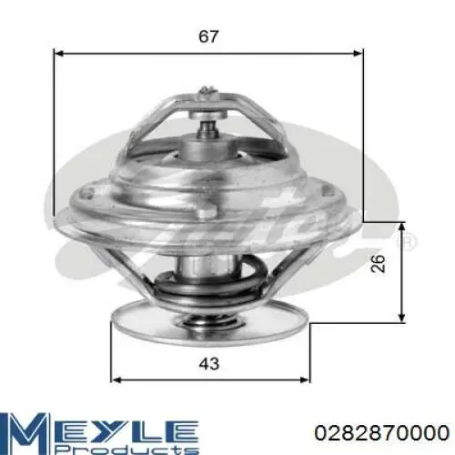 Compre 0282870000 Meyle Termostato
