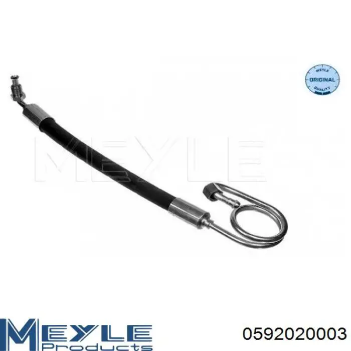 Compre A1244662881 Mercedes Mangueira da Direção hidrâulica assistida de pressão alta desde a bomba até a régua (do mecanismo)
