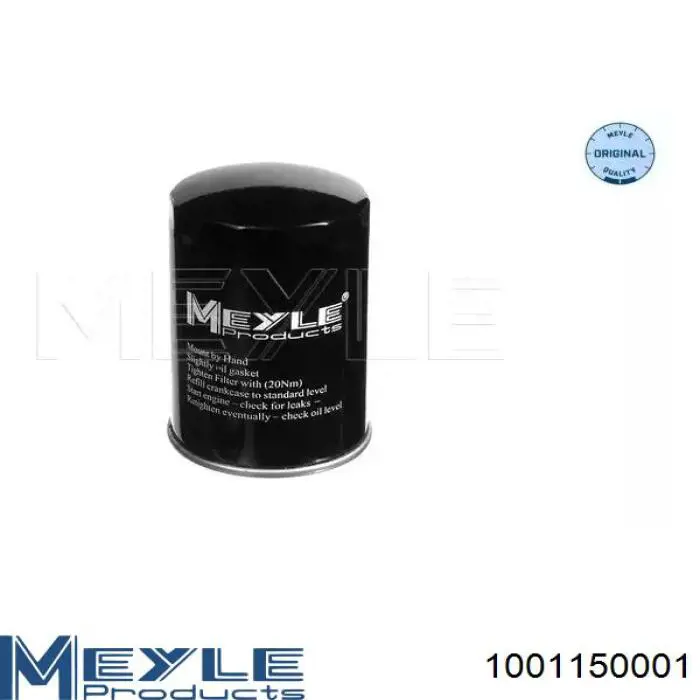 Filtro de óleo Meyle 1001150001 preço, a partir de 5,27 USD