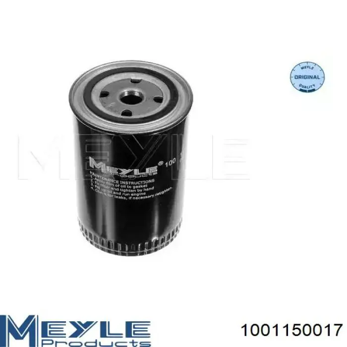 Filtro de óleo Meyle 1001150017 preço, a partir de 9,61 USD