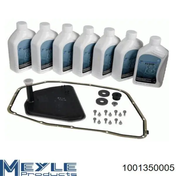 Kit de serviço para a substituição de óleo na Caixa Automática de Mudança Meyle 1001350005 preço, a partir de 293,21 USD