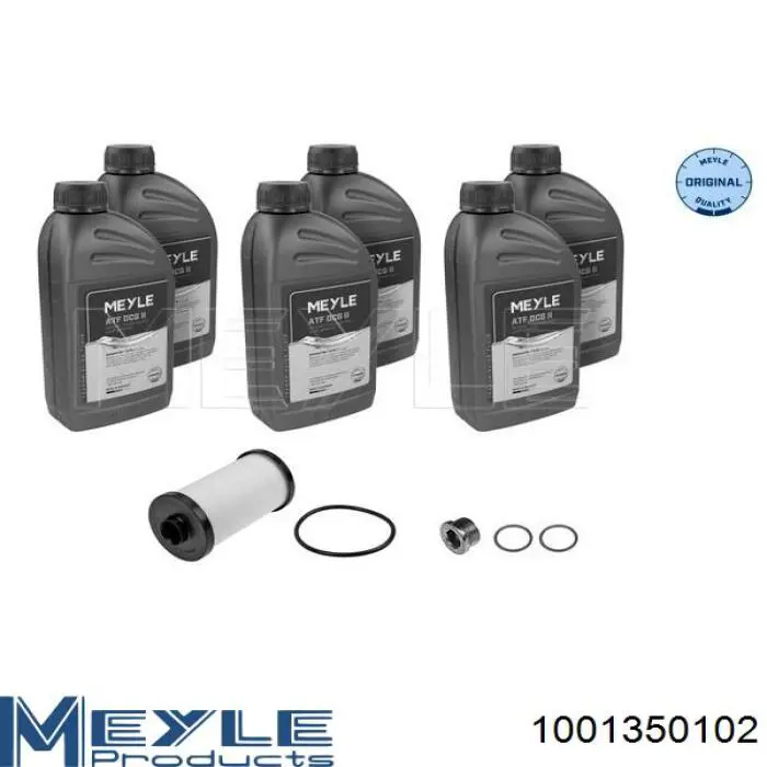Kit de serviço para a substituição de óleo na Caixa Automática de Mudança Meyle 1001350102 preço, a partir de 169,96 USD