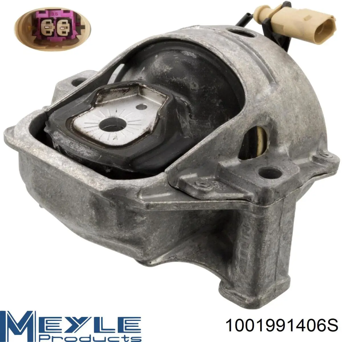 8K0198381BN VAG Coxim (suporte) direito dianteiro de motor