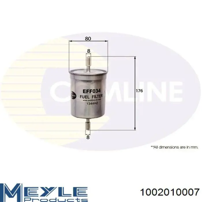 Compre 1002010007 Meyle Filtro de combustível