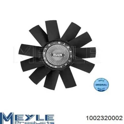 Acoplamento viscoso de ventilador de esfriamento Meyle 1002320002 preço, a partir de 144,74 USD