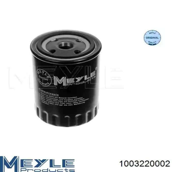 Filtro de óleo Meyle 1003220002 preço, a partir de 9,12 USD