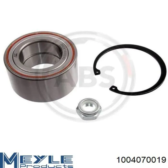 Compre 1004070019 Meyle Rolamento de cubo dianteiro/traseiro