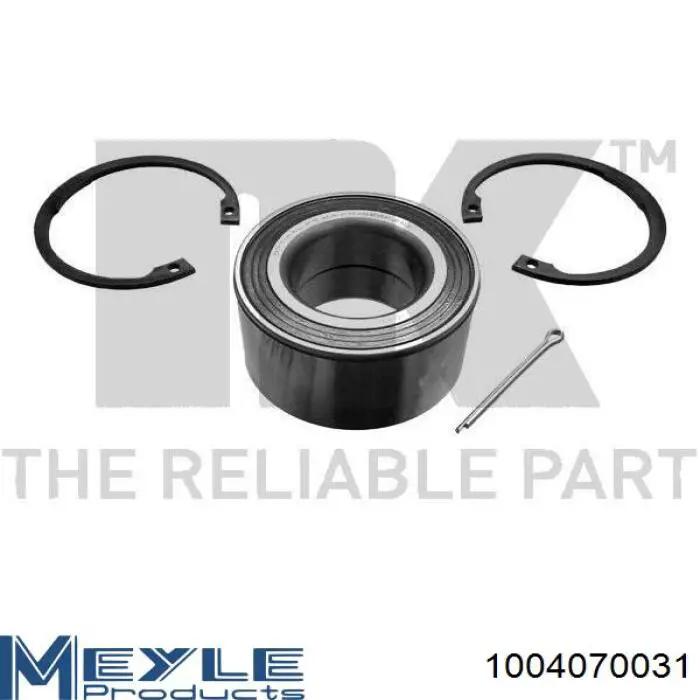 Compre 1004070031 Meyle Rolamento de cubo dianteiro