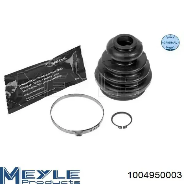 Bota de proteção interna de junta homocinética do semieixo dianteiro Meyle 1004950003 preço, a partir de 13,60 USD